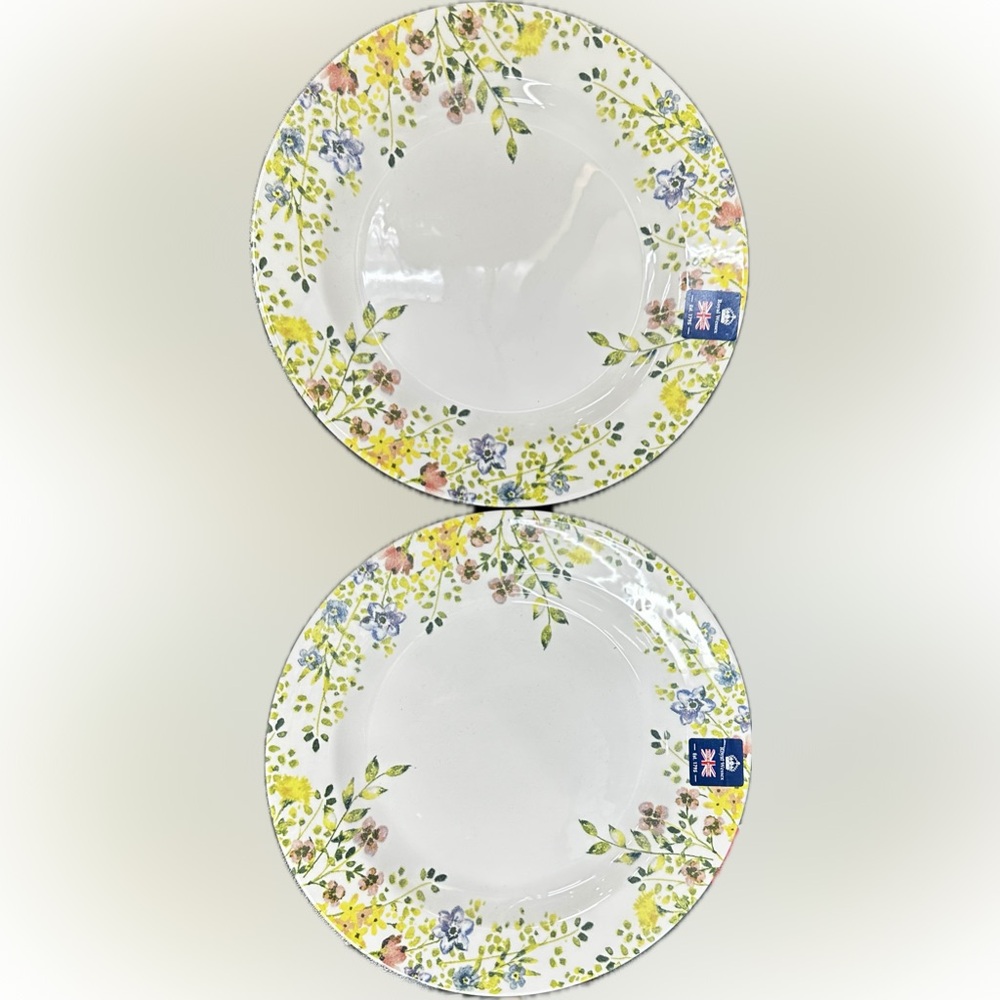 Royal Wessex UK set /2 Floral Dinner Plate
